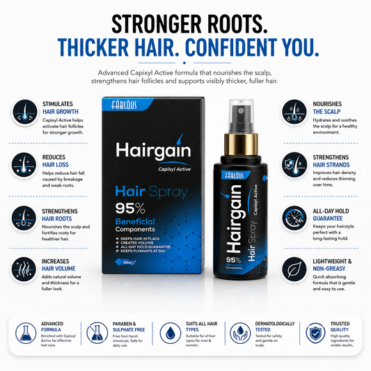 Hairgain Hair Spray 100ml Packaging Box