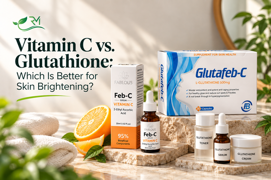 Vitamin C vs Glutathione: Which Is Better for Even Skin Tone?