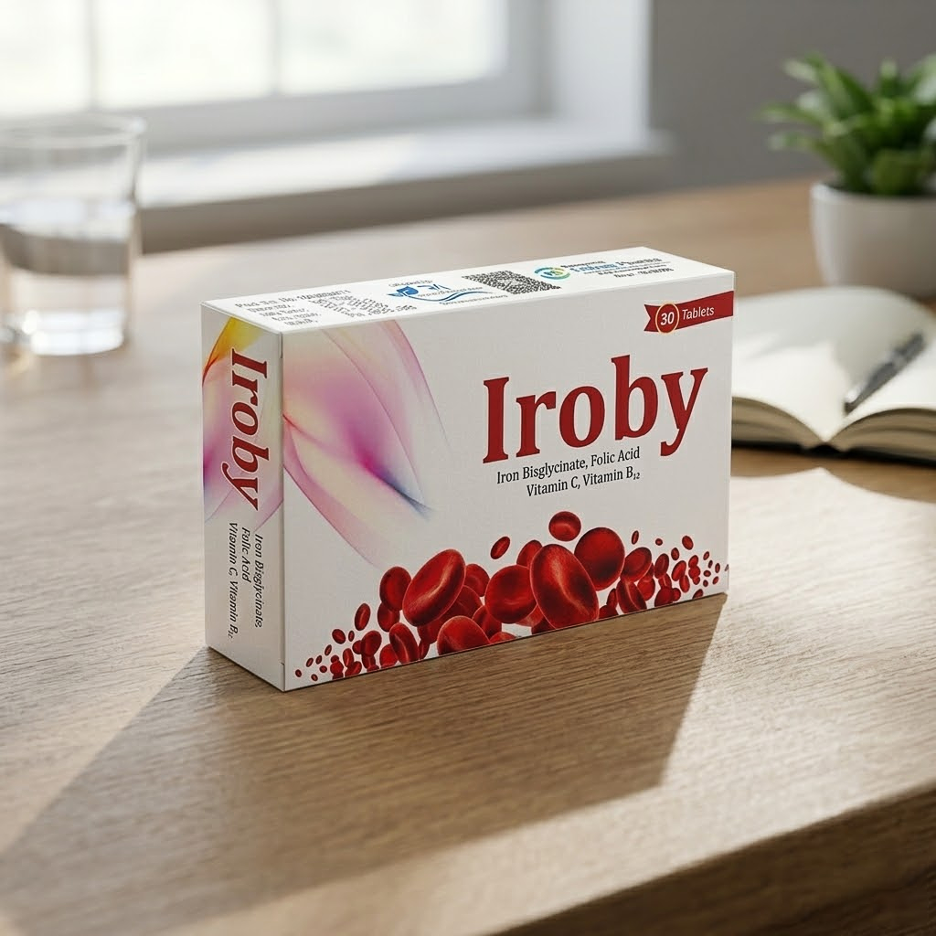 Box of 30 iron tablets