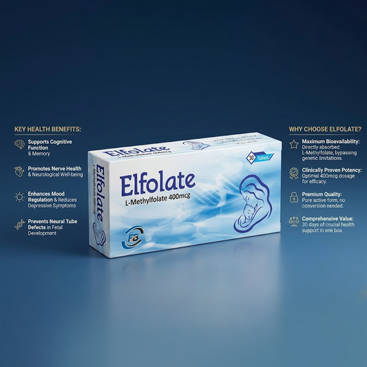 Elfolate 400mcg Tablets Box