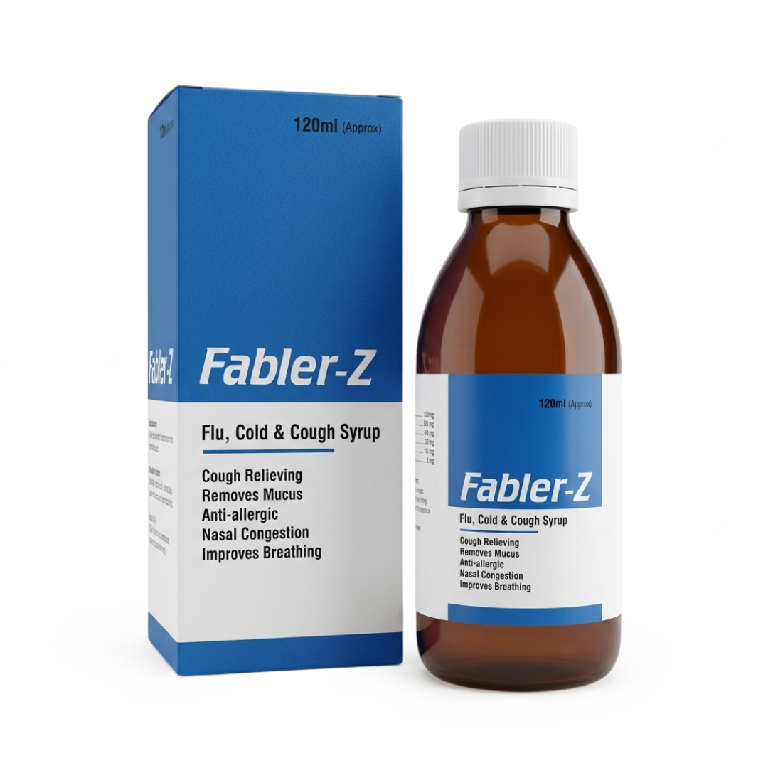 Fabler-Z pediatric cough syrup 120ml