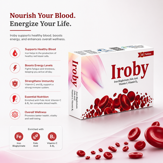 Iroby with red blood cells