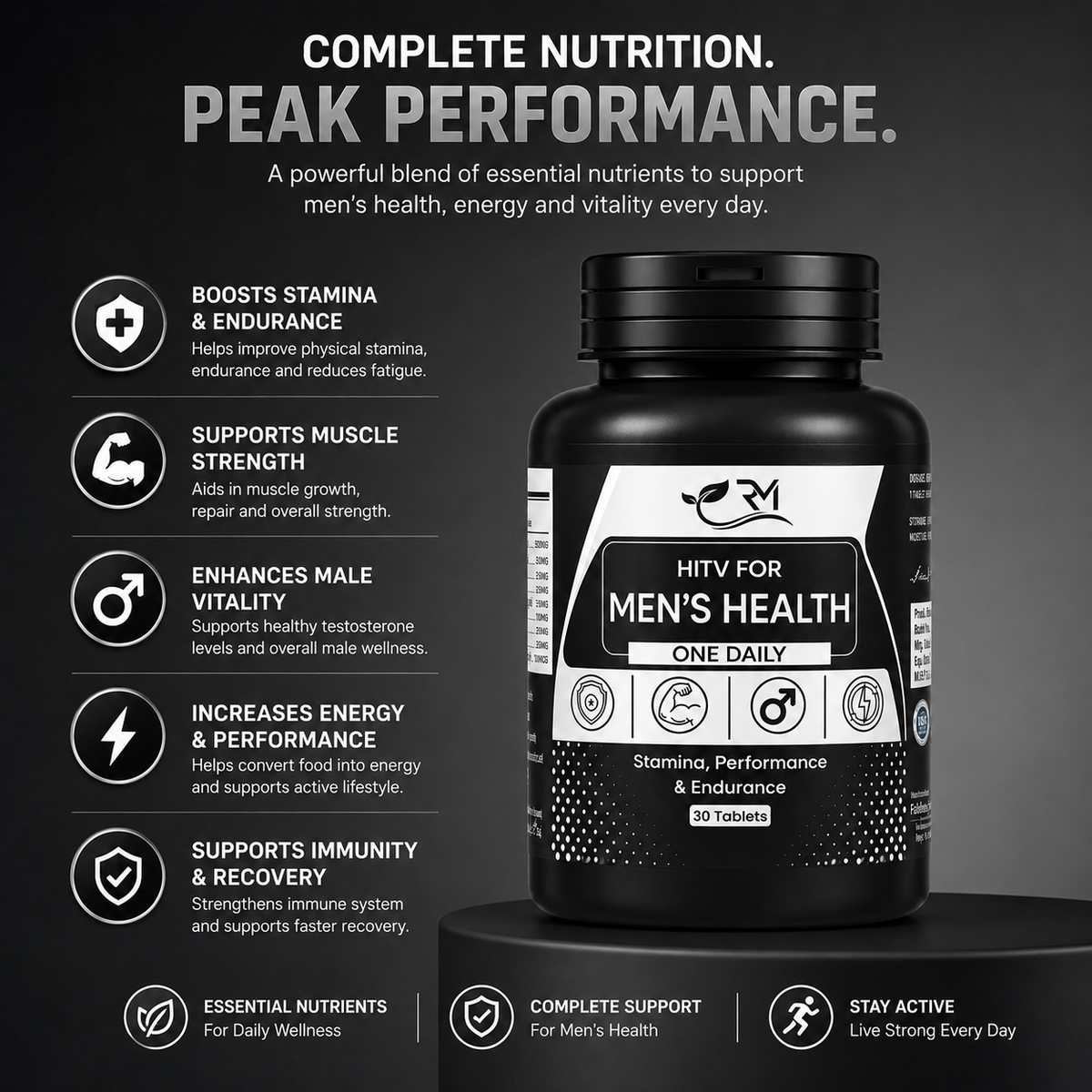 Men’s Stamina Support Tablets